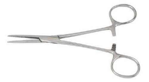 Hemostatic Forceps McKesson Crile 6-1/4 Inch Length Office Grade Stainless Steel NonSterile Ratchet Lock Finger Ring Handle Straight 43-2-458 Pack of 1 43-2-458 McKesson 487545_EA