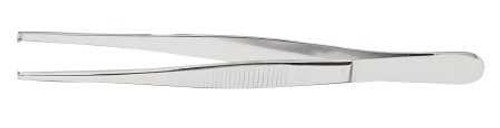 Tissue Forceps McKesson Weil-Blakesley 4-1/2 Inch Length Office Grade Stainless Steel NonSterile NonLocking Thumb Handle Straight 1 x 2 Teeth 43-2-753 Pack of 1 43-2-753 McKesson 487585_EA