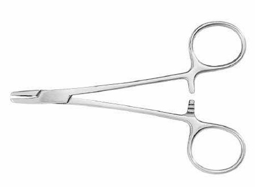 Needle Holder McKesson 4-3/4 Inch Length Serrated Jaws Finger Ring Handle 43-2-826 Pack of 1 43-2-826 McKesson 487604_EA