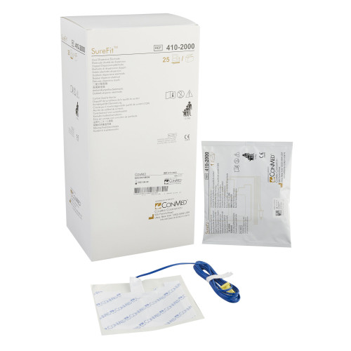 Patient Return Electrode SureFit Split Corded 410-2000 Pack of 1