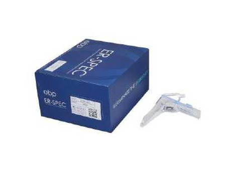 Vaginal Speculum ER-SPEC® Pederson NonSterile Office Grade Acrylic Large Double Blade Duckbill Disposable Built-In Light Source C020120-1 Box of 16 C020120-1 ER-SPEC® 1216077_BX