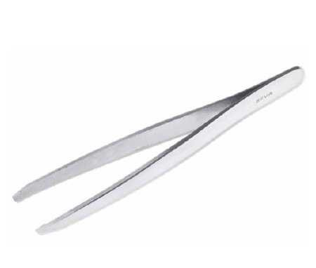 Tweezers 4 Inch Length Floor Grade Stainless Steel NonSterile NonLocking Thumb Handle Blunt Tips MDS10700 Box of 12 MDS10700 MEDLINE 1228330_BX