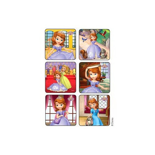 Disney Sofia the First Disney Princess Sticker 2-1/2 in 1518P Roll of 1