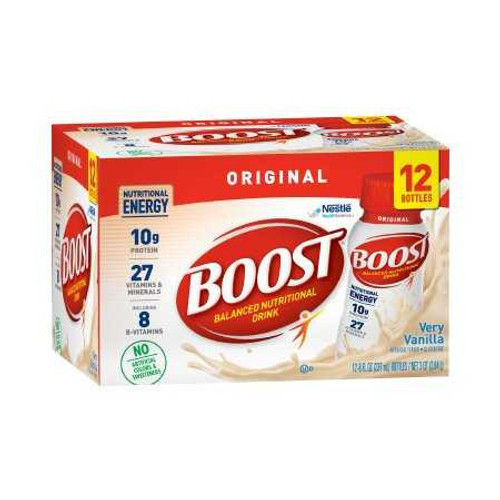Oral Supplement Boost® Original Very Vanilla Flavor Liquid 8 oz. Bottle 00041679028025 Pack of 1 00041679028025 Boost® Original 1129434_EA