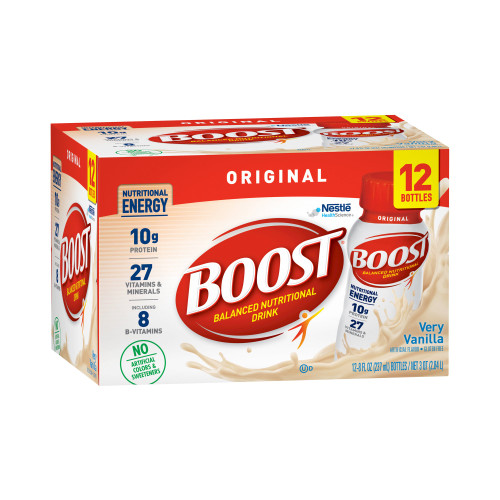 Boost Original Oral Supplement Very Vanilla Flavor Liquid 8 oz. Bottle, 41679028025, Pack of 1