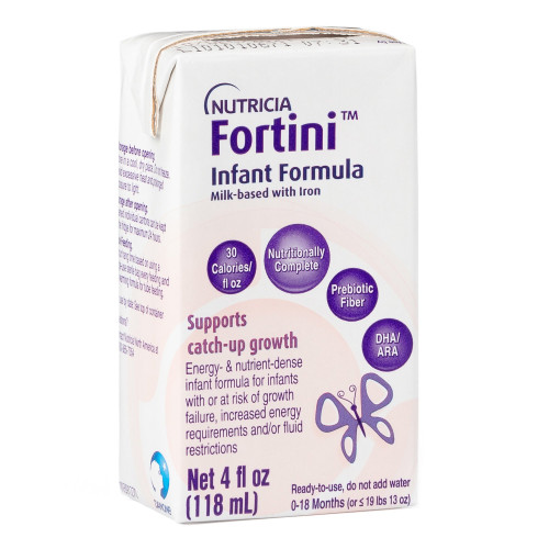 Infant Formula Fortini Unflavored 4 oz. Carton Liquid Calories Failure to Thrive 161212 Pack of 1