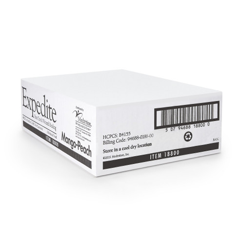 Expedite Oral Supplement Peach Mango Flavor Liquid 2 oz. Bottle, 18800, Case of 48