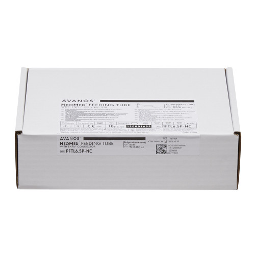 NeoMed Nasogastric Feeding Tube with ENFit Connector 6.5 Fr. 90 cm Tube Polyurethane Sterile, PFTL6.5P-NC, Pack of 1