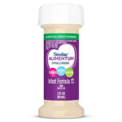 Infant Formula Similac® Alimentum® Unflavored 2 oz. Bottle Liquid Food Allergies 59738 Pack/12 59738 Similac® Alimentum® 895004_PK