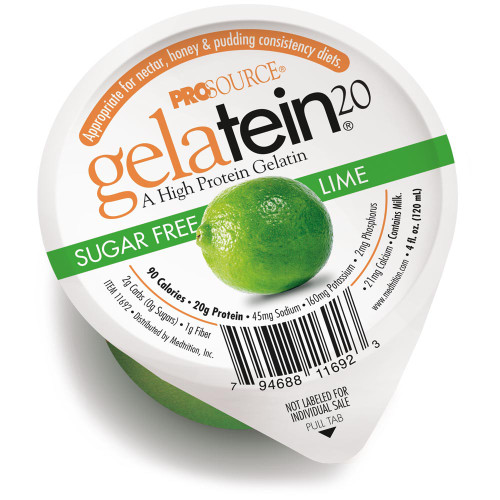 Oral Supplement Gelatein Lime Flavor Gel 4 oz. Cup 11692 Pack of 1