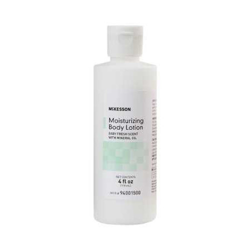Hand and Body Moisturizer McKesson 4 oz. Bottle Baby Fresh Scent Lotion 94001500 One Dozen 94001500 McKesson 747288_DZ