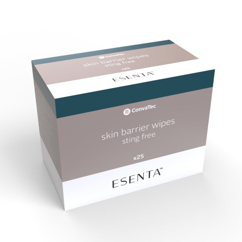 Esenta Sting Free Skin Barrier Wipe Silicone / Zanthalene Individual Packet NonSterile, 423392, Pack of 25