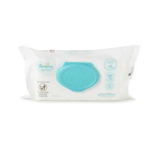 Baby Wipe Pampers® Sensitive Soft Pack Unscented 56 Count 10037000870767 Pack of 56 10037000870767 Pampers® Sensitive 1162631_PK