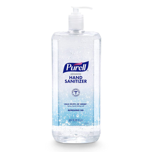 Hand Sanitizer Purell Advanced 1.5 Liter Ethyl Alcohol Gel Pump Bottle 5015-04 Case of 4