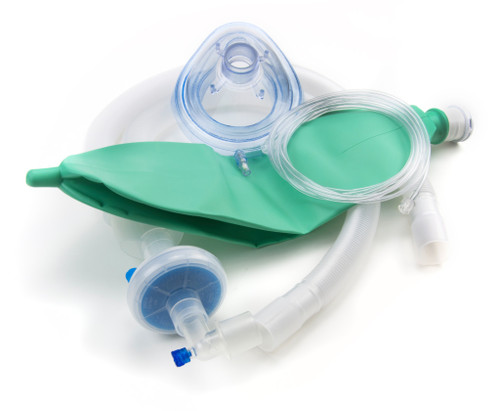 McKesson Anesthesia Breathing Circuit Expandable Tube 72 Inch Tube Dual Limb Adult 3 Liter Bag Single Patient Use 16-D72LM Pack of 1