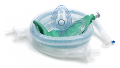 McKesson Anesthesia Breathing Circuit Expandable Tube 72 Inch Tube Single Limb Adult 3 Liter Bag Single Patient Use 16-C72M3 Pack of 1