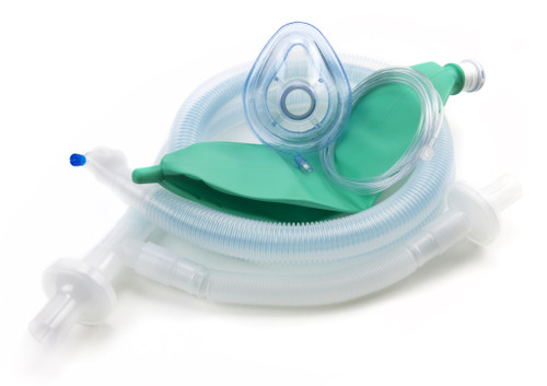 McKesson Anesthesia Breathing Circuit Expandable Tube 60 Inch Tube Single Limb Adult 3 Liter Bag Single Patient Use 16-C60M Case of 20
