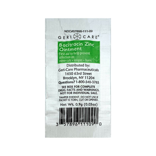 First Aid Antibiotic Ointment 0.9 Gram Individual Packet S145-14-GCP Case of 1728