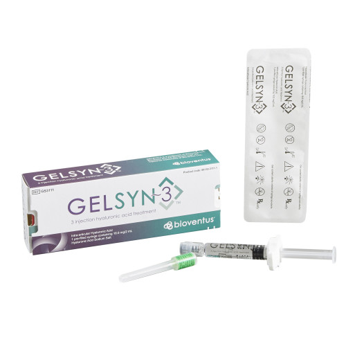 Gelsyn-3 Sodium Hyaluronate 16.8 mg / 2 mL Injection 2 mL, 89130311101, Pack of 1