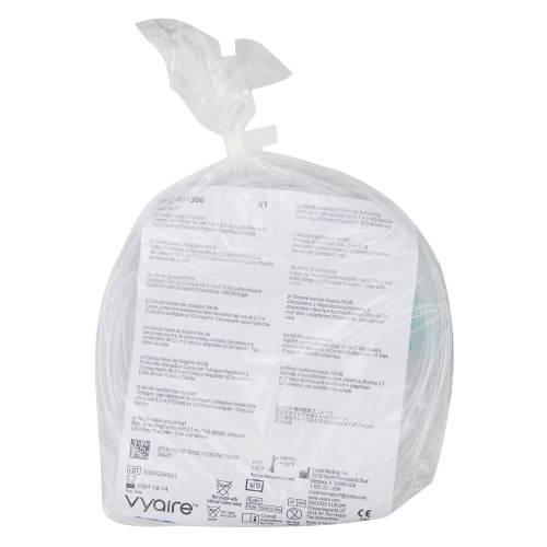 AirLife U-Connect-It Nasal Cannula Adult Curved Prongs 7 Foot Tubing, 001366, Pack of 1