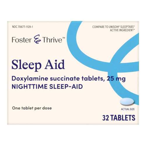 Sleep Aid Foster & Thrive 32 Tablet 25 mg Strength Box of 1