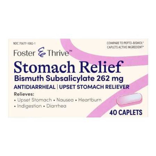 Anti-Diarrheal Foster & Thrive™ 262 mg Strength Caplet 40 per Bottle 70677108201 Bottle of 1 70677108201 Foster & Thrive™ 1235108_BT Anti-Diarrheal Foster & Thrive™ 262 mg Strength Caplet 40 per Bottle 70677108201 Bottle of 1 70677108201 Foster & Thrive™ 1235108_BT