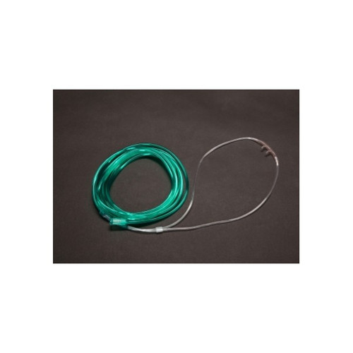 Salter-Style Nasal Cannula Adult Curved Prong / NonFlared Tip 50 Foot O2 Line, 1600HF-50-10, Case of 10