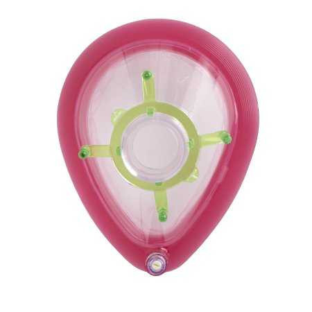 Anesthesia Mask Ambu® Sweet Dreams™ Elongated Style Small Adult Size 4 Hook Ring 1145 Case of 50 1145 Ambu® Sweet Dreams™ 221053_CS