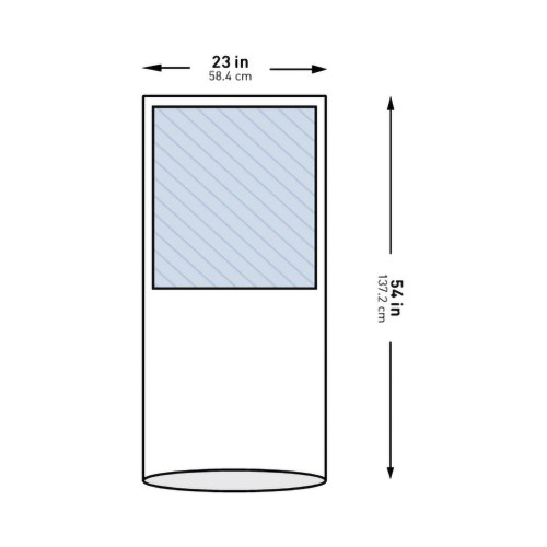 McKesson Mayo Stand Cover Without Closure, 23 X 54", Blue, Sterile, Case of 30 Packs