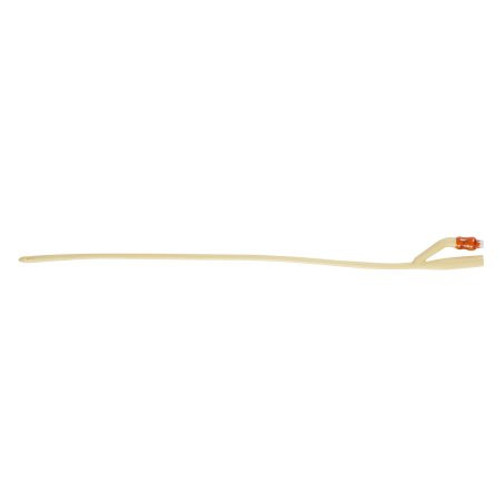 Foley Catheter Medline 2-Way Standard Tip 10 cc Balloon 16 Fr. Silicone Coated Latex DYND11756 Case of 12 DYND11756 MEDLINE 527626_CS