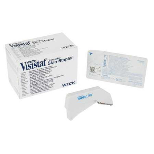 Wound Stapler Visistat® Squeeze Handle Stainless Steel Staples Wide Staple 35 Staples 528235 Box of 6 528235 Visistat® 222060_BX