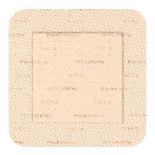 Thin Foam Dressing Mepilex® Border Flex Lite 6 x 6 Inch With Border Film Backing Silicone Adhesive Square Sterile 581500 Pack of 1 581500 Mepilex® Border Flex Lite 1195998_EA