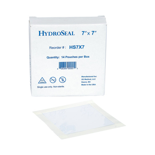 HydroSeal IV Site Barrier Protector 7 X 7 Inch Square NonSterile, HS7X7, Pack of 1