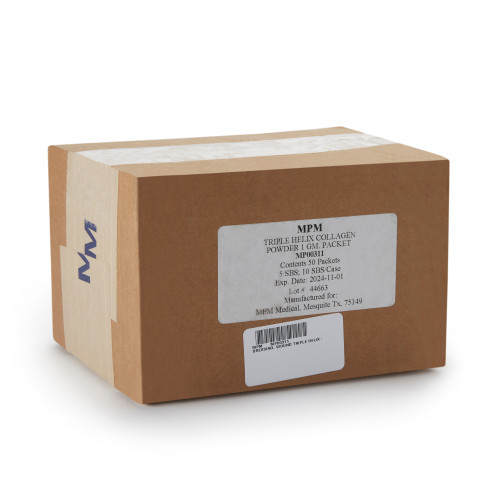 Triple Helix Collagen Powder Sterile 1 Gram, MP00311, Bag of 5