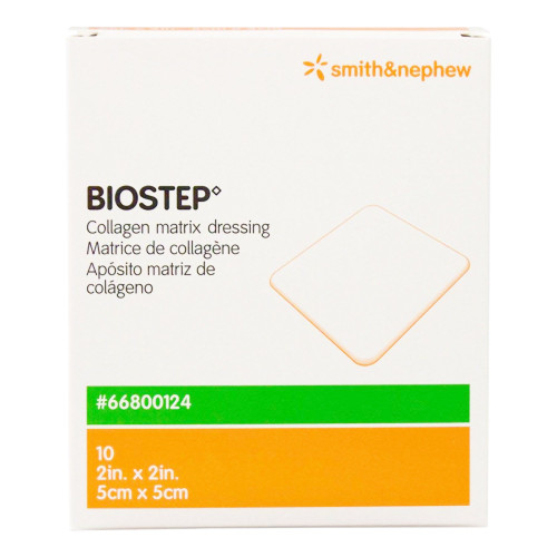Biostep Collagen Dressing 2 X 2 Inch Square Sterile, 66800124, Box of 10