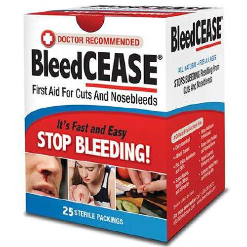 Nosebleed Treatment BleedCEASE® CAT:BC-25 Box of 25 CAT:BC-25 BleedCEASE® 1067079_BX