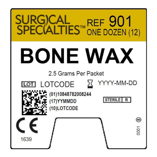 Bone Wax Sharpoint 2.5 Gram 901 One Dozen