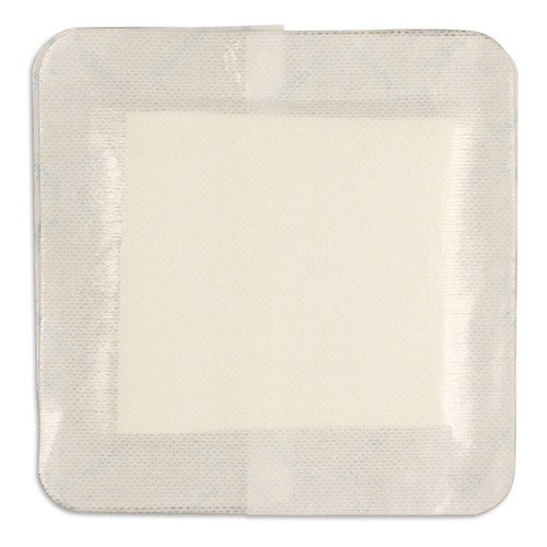 DynaFoam Foam Dressing 6 X 6 Inch With Border Waterproof Backing Adhesive Square Sterile, 3038, Box of 10