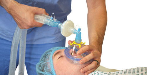 Flexicare Anesthesia Breathing Circuit Expandable Tube 96 Inch Tube Dual Limb Adult 3 Liter Bag Single Patient Use 038-01-750U Pack of 1