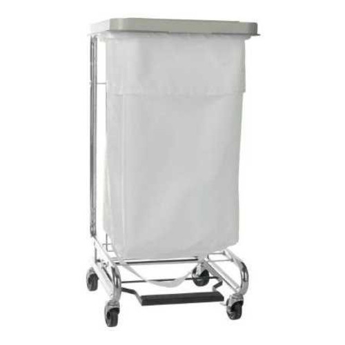 Hamper Stand McKesson General Purpose Rectangular Opening 30 to 33 gal. Capacity Foot Pedal Self-Closing Lid 03-159600 Pack of 1 03-159600 McKesson 198683_EA