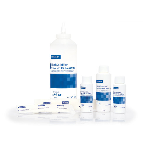 McKesson Fluid Solidifier 750 cc Drop-In Bag 21 Gram, 547-750P, Case of 100