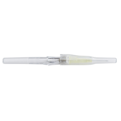 Insyte Autoguard BC Peripheral IV Catheter 24 Gauge 3/4 Inch BD Vialon Straight Hub Blood Control Push Button Safety, 382512, Pack of 1