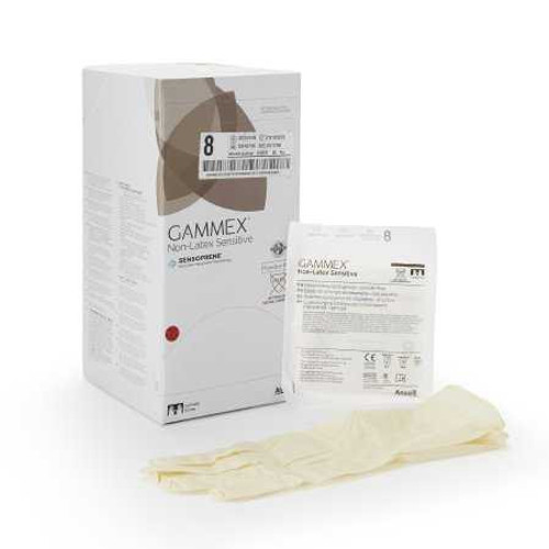 Surgical Glove GAMMEX® Non-Latex Sensitive Size 8 Sterile Polychloroprene Standard Cuff Length Micro-Textured Cream Chemo Tested 20277280 Box of 50 20277280 GAMMEX® Non-Latex Sensitive 833676_BX Surgical Glove GAMMEX® Non-Latex Sensitive Size 8 Sterile Polychloroprene Standard Cuff Length Micro-Textured Cream Chemo Tested 20277280 Box of 50 20277280 GAMMEX® Non-Latex Sensitive 833676_BX