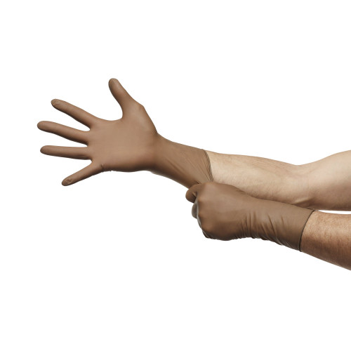ENCORE Latex Micro Surgical Glove Size 8 Sterile Latex Standard Cuff Length Micro-Textured Brown Chemo Tested, 5787005, Case of 200