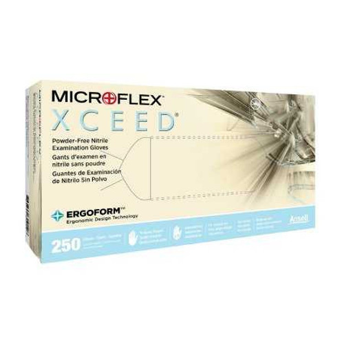 Exam Glove XCEED™ Large NonSterile Nitrile Standard Cuff Length Textured Fingertips Blue Not Rated XC-310-L Box of 250 XC-310-L XCEED™ 763378_BX