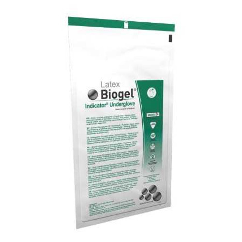 Surgical Underglove Biogel® Indicator™ Underglove Size 6.5 Sterile Latex Standard Cuff Length Smooth Green Not Chemo Approved 31265 Box of 50 31265 Biogel® Indicator™ Underglove 359956_BX Surgical Underglove Biogel® Indicator™ Underglove Size 6.5 Sterile Latex Standard Cuff Length Smooth Green Not Chemo Approved 31265 Box of 50 31265 Biogel® Indicator™ Underglove 359956_BX