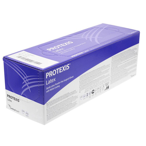 Protexis Latex Surgical Glove Size 8 Sterile Latex Standard Cuff Length Smooth Light Brown Not Chemo Approved, 2D72NS80X, Case of 200