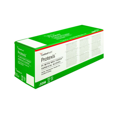 Protexis PI with Neu-Thera Surgical Glove Size 6.5 Sterile Polyisoprene Standard Cuff Length Smooth Ivory Not Chemo Approved, 2D73TE65, Case of 200