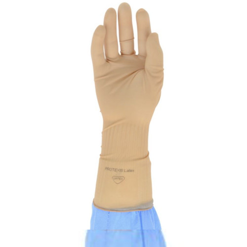 Protexis Latex Surgical Glove Size 6.5 Sterile Latex Standard Cuff Length Smooth Light Brown Not Chemo Approved, 2D72NS65X, Box of 50