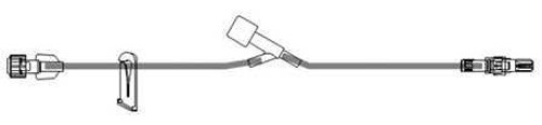 IV Extension Set McKesson Small Bore 9 Inch Tubing Without Filter Sterile MS408 Pack of 1 MS408 McKesson 1141125_EA